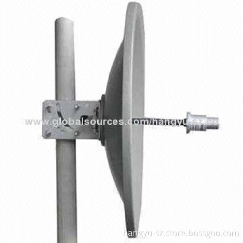 3.5G 28dbi Parabolic Antenna, Used for Long Distance Communications of WIMAX System